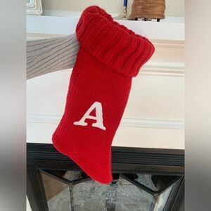 Brand new holiday decorations letter A christmas stoc